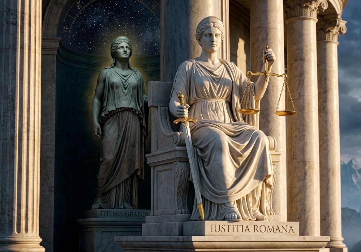 DA THEMIS A IUSTITIA: IL CAMMINO DELLA BILANCIA PER APPRODARE ALLA DEA BENDATA